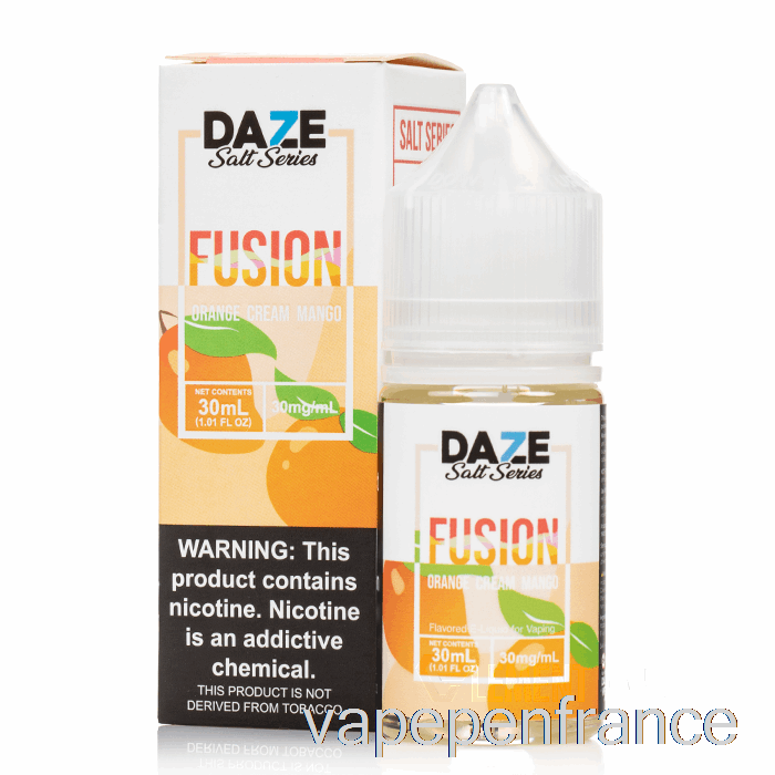 Mangue Crème Orange - 7 Sels Daze - 30ml 30mg Stylo Vape